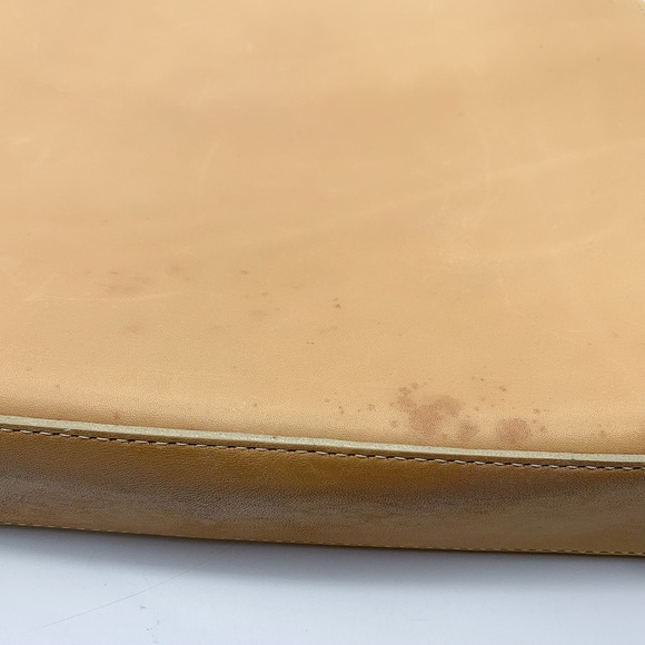 McQueen Top Zip Handbag Tote Leather Bag in Beige - Picture 13 of 16